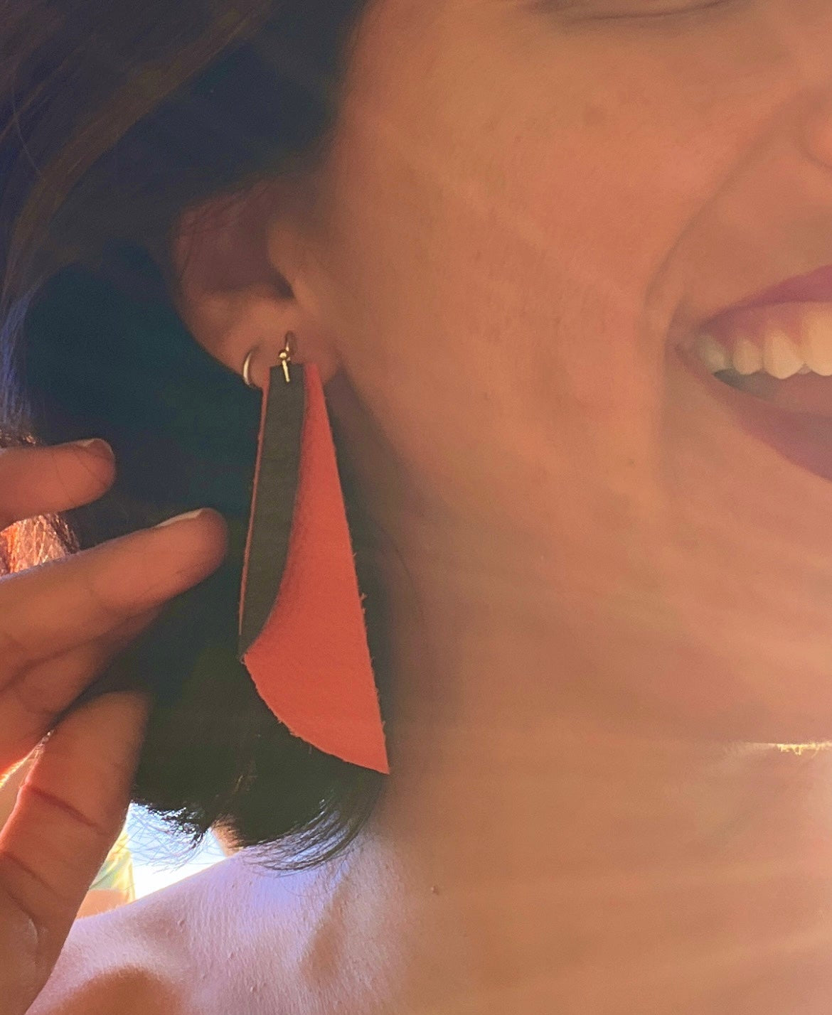 Pantallas bravas • naranja + negro