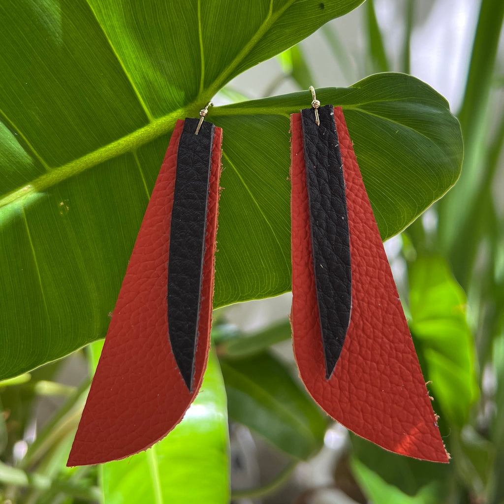 Pantallas bravas • naranja + negro